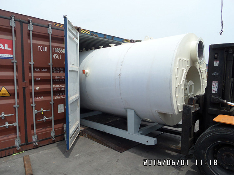 青海某乳制品厂用WNS系列10吨蒸汽锅炉