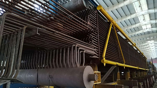 余热锅炉安装现场