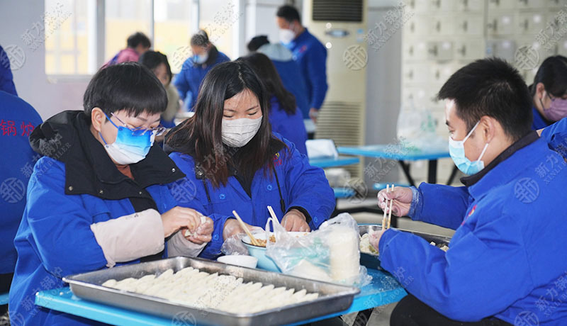 传统烙印，企业精髓: 新力锅炉冬至包饺子活动解读企业文化